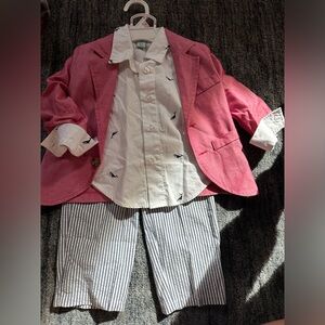 3pc Nautical Pant Suit